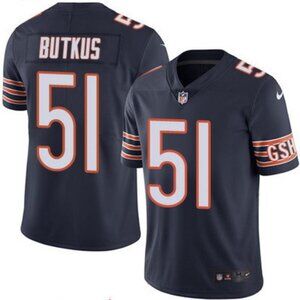Dick Butkus Navy Stitched Jersey Vapor For Mens Youths Select